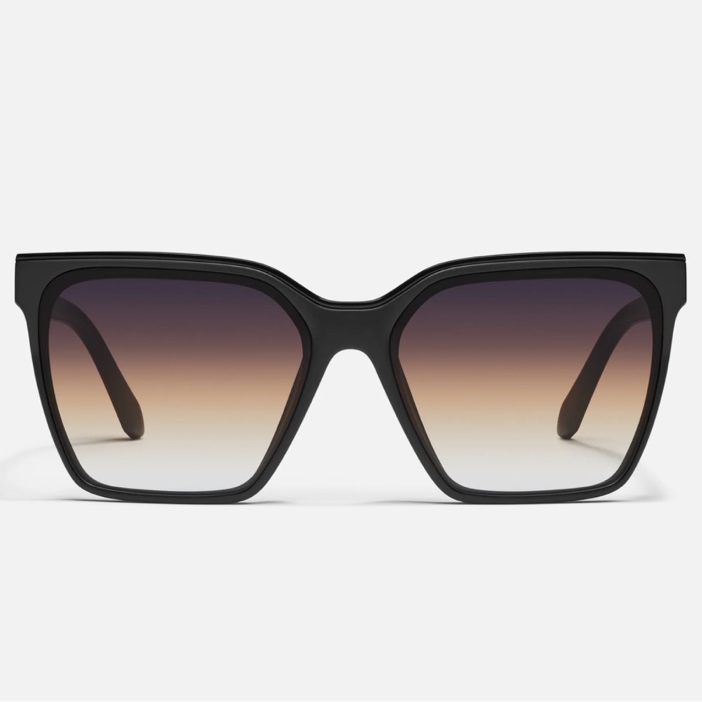 Quay Australia Black Square Gradient Sunglasses - Picture 4 of 12
